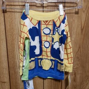 Disney Toy Story Toddler Boys' 2 pc Cotton Pajama Tops Buzz & Woody 12M